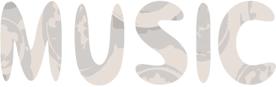 Text that says 'music'